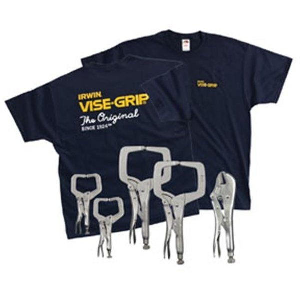 Irwin IRWIN VISE-GRIP 544T Locking Clamp And Pliers Set; 5 pc. VSG-544T